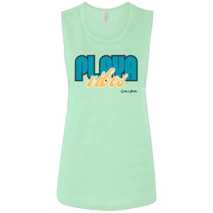 PLAYA VIBES Ladies Muscle Tee