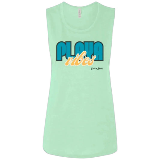 PLAYA VIBES Ladies Muscle Tee