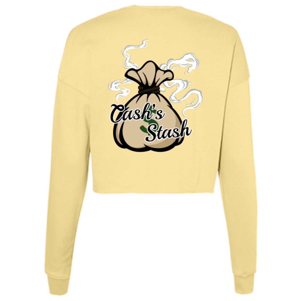 "I WISH A KAREN WOULD" CROPPED CREWNECK SWEATER (BLACK FONT)