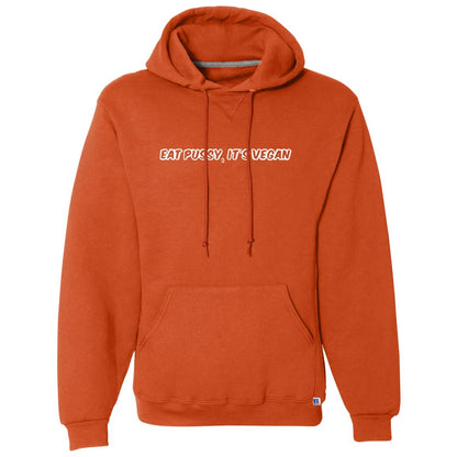 THE "EAT PU$$Y, IT'S VEGAN" DOUBLE-SIDED DRI-POWER HOODIE