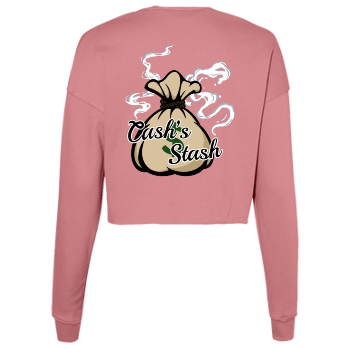 "I WISH A KAREN WOULD" CROPPED CREWNECK SWEATER (WHITE FONT)