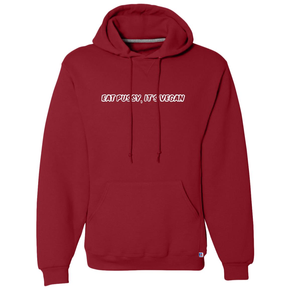 THE "EAT PU$$Y, IT'S VEGAN" DOUBLE-SIDED DRI-POWER HOODIE