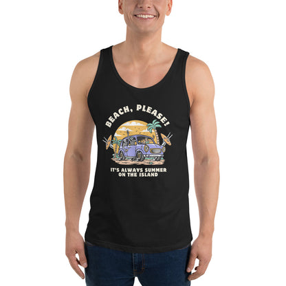 BEACH, PLEASE! Men's Tank Top