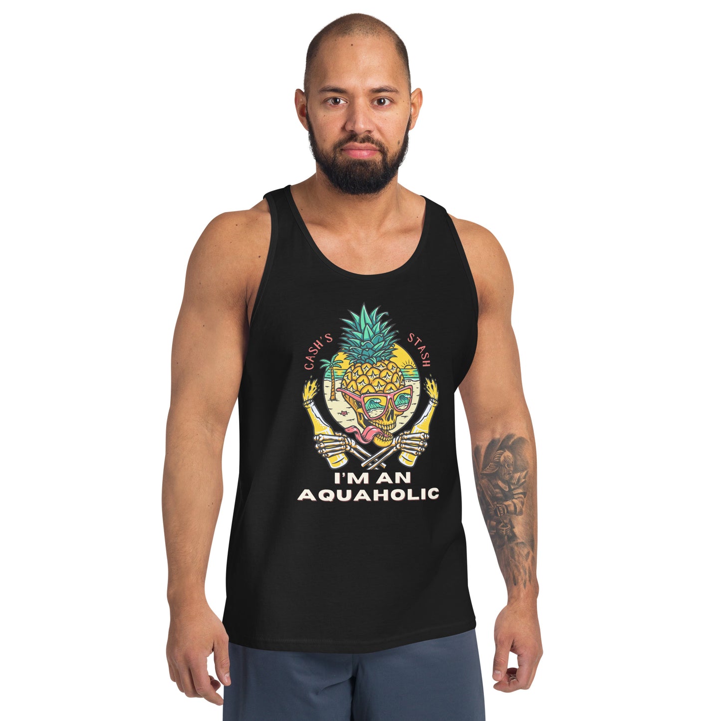 I'M AN AQUAHOLIC Men's Tank Top