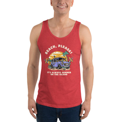 BEACH, PLEASE! Men's Tank Top