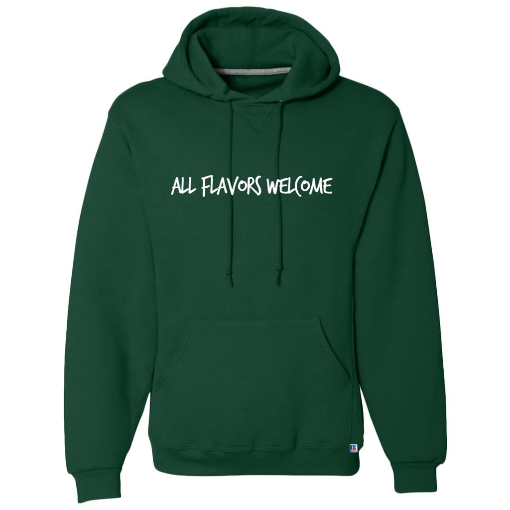 "ALL FLAVORS WELCOME" DOUBLE-SIDED DRI-POWER HOODIE