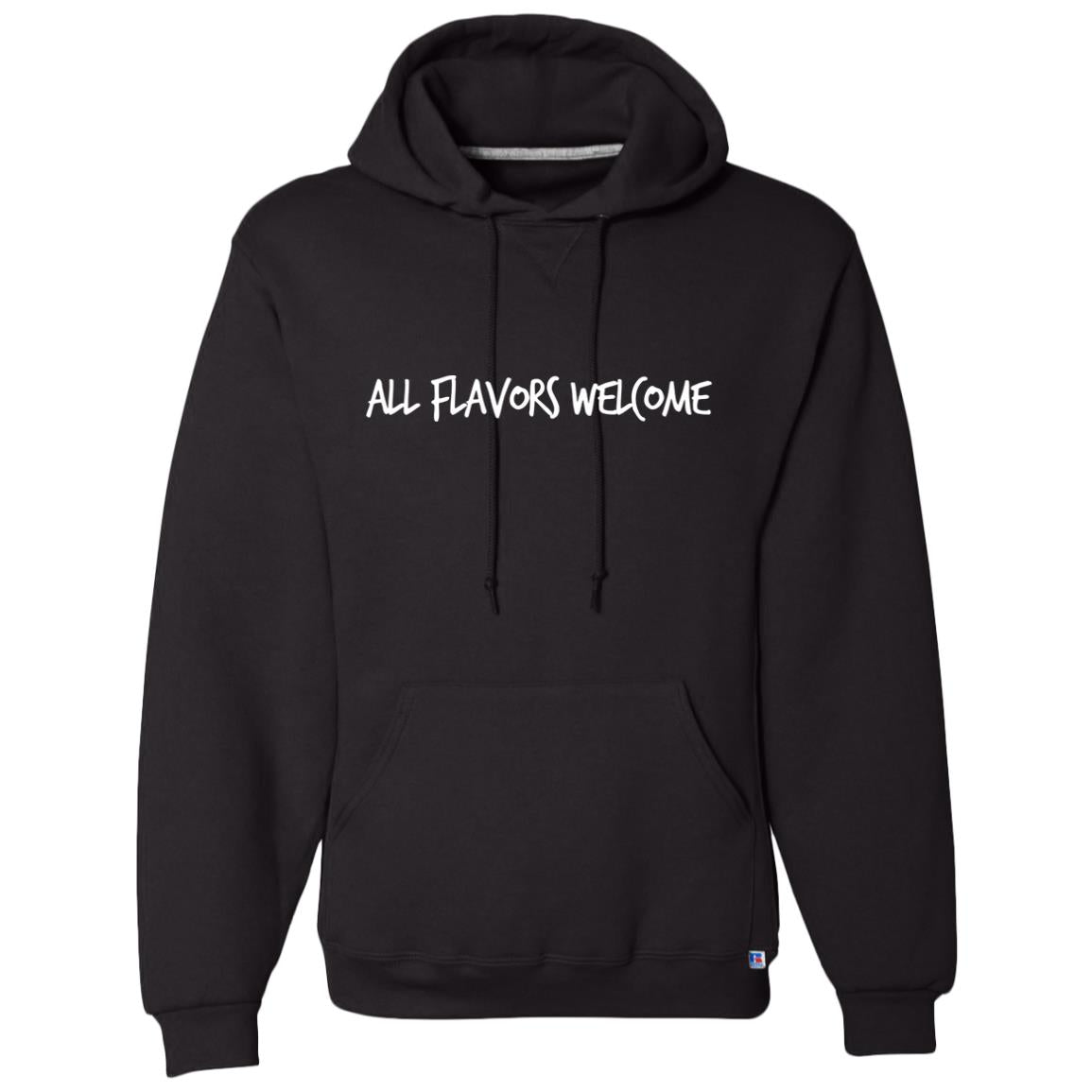 "ALL FLAVORS WELCOME" DOUBLE-SIDED DRI-POWER HOODIE