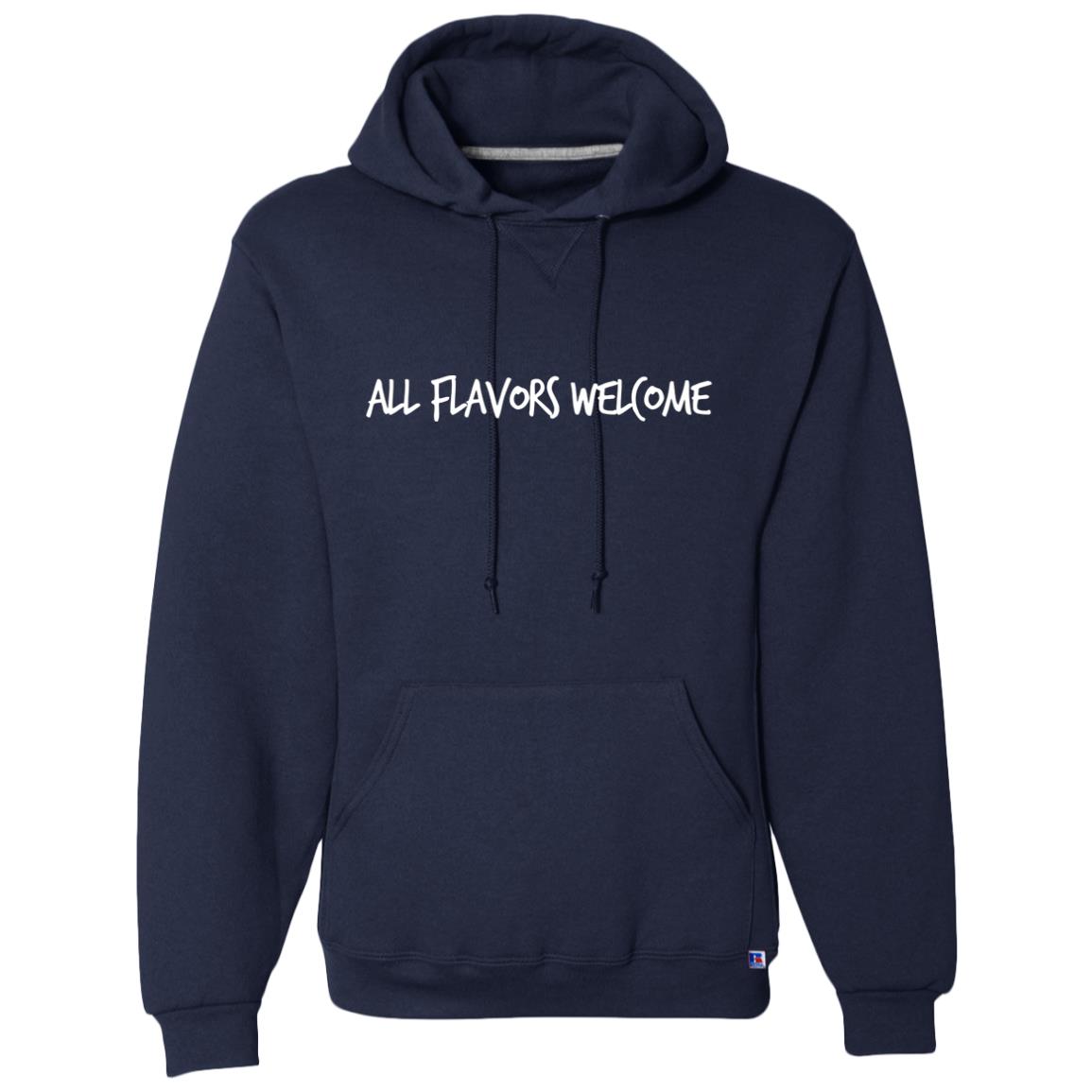 "ALL FLAVORS WELCOME" DOUBLE-SIDED DRI-POWER HOODIE