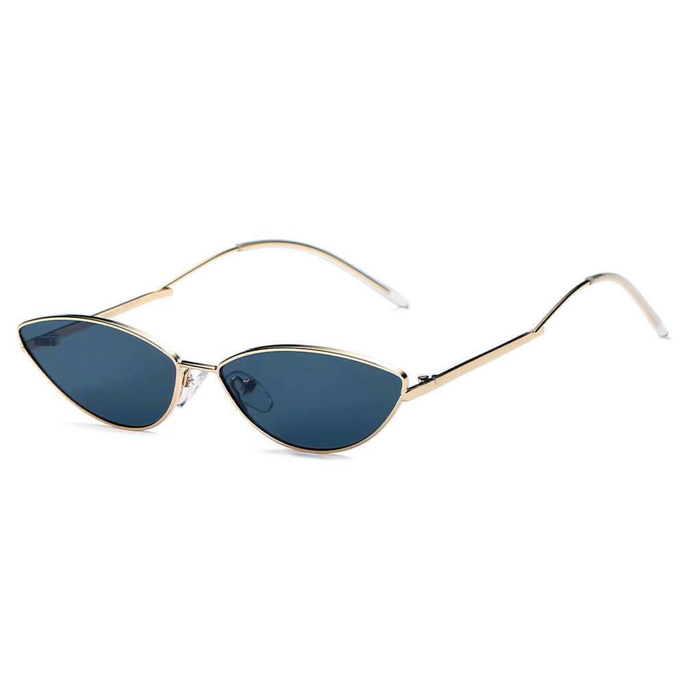 "FLINT" TRUE RETRO SLIM SUNGLASSES